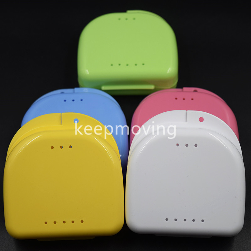 Mouthguard Dentures Storage Box Protective Dental False Teeth Case Container