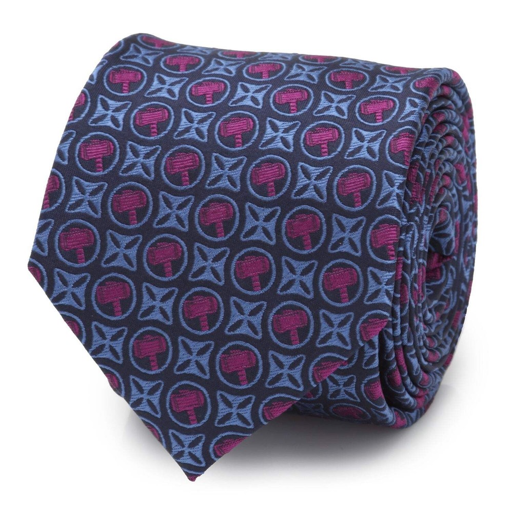 Marvel Thor Hammer Mjolnir Men's Tie