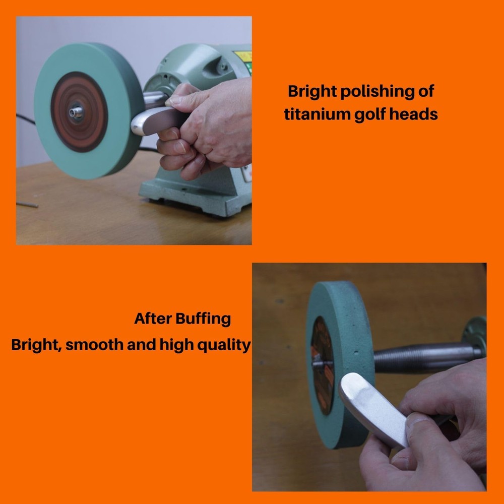 Elastic Polyurethane Buffing Wheels 6 Inch 2000 Grit. for Bench Grinding Whee...