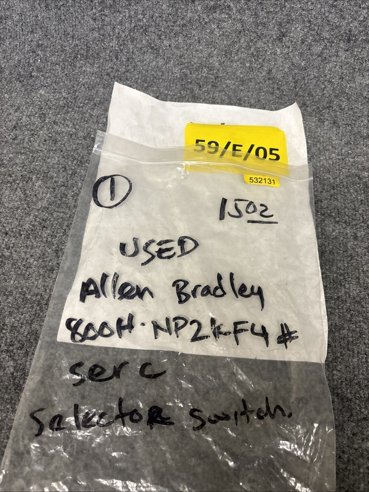 Allen-Bradley 800H-NP2KF4# Ser C Selector Switch Used