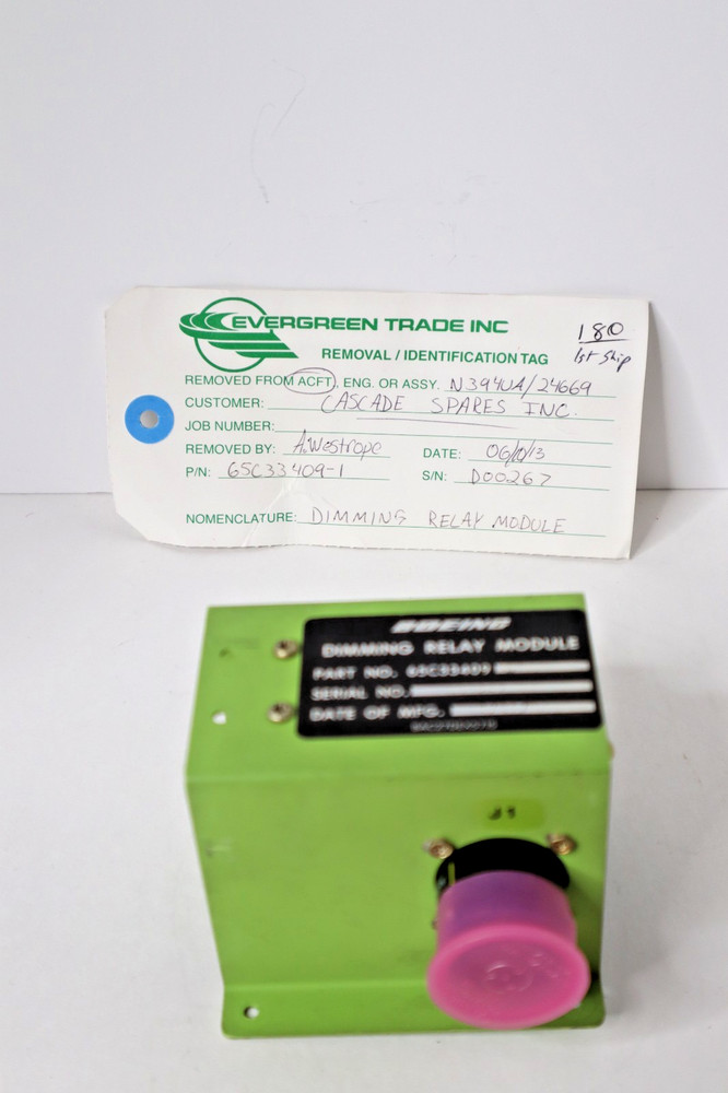Boeing 65C33409-1 Dimming Relay Module