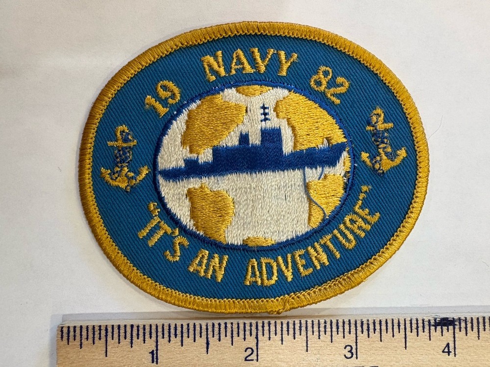 Navy ~ Its An Adventure Patch