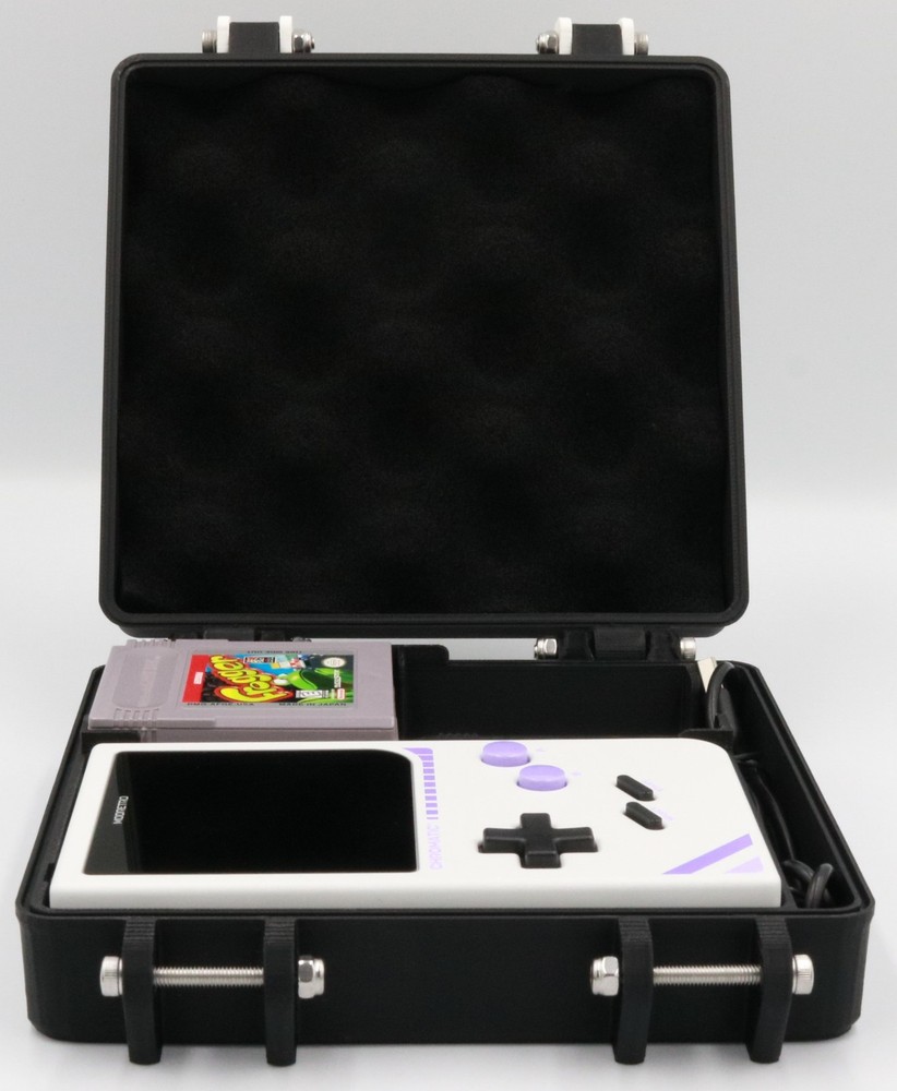 Rugged Protective Carrying Case Compatible with ModRetro Chromatic, Games, USB