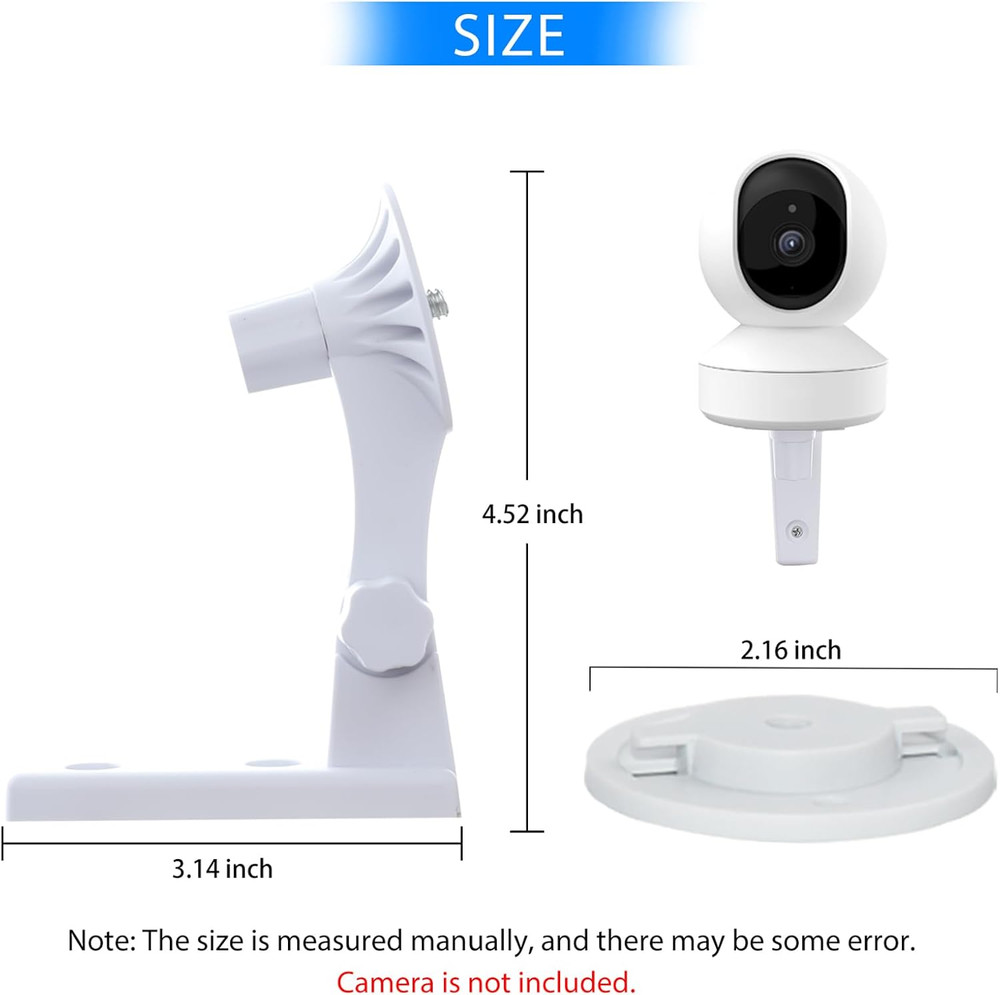 2 Pack Wall Mount Compatible with Reolink E1 Pro/ E1,180° Adjustable Camera Wall