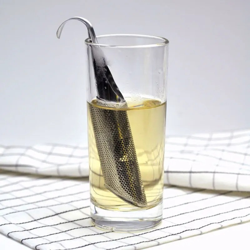 1-Pack Stainless Steel Tea Diffuser Stick – Loose Leaf Strainer with Hook Handle
