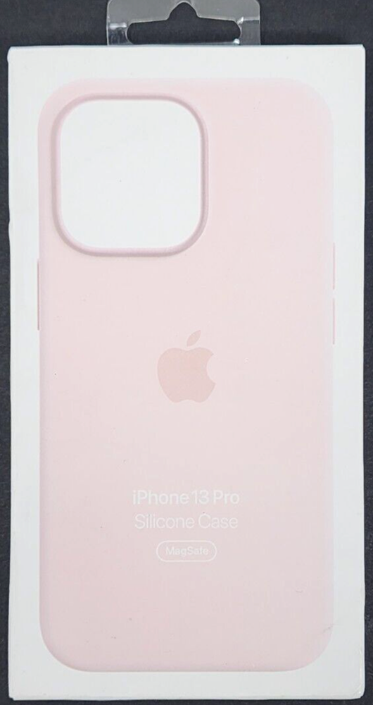 Genuine Original Apple Silicone Case for iPhone 13 Pro - Chalk Pink