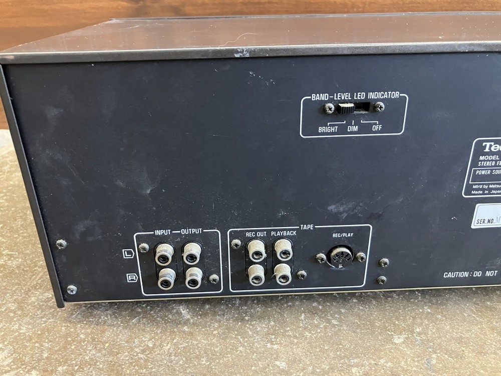 TECHNICS SH 8020 STEREO FREQUENCY EQUALIZER Tested Working