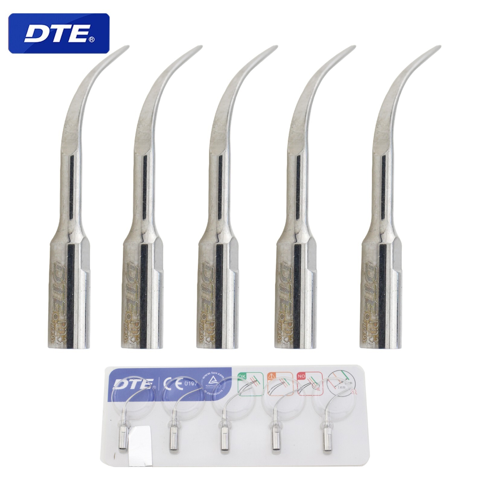 Woodpecker DTE Dental Ultrasonic Scaler Tips Scaling Perio SATELEC ACTEON EMS P1