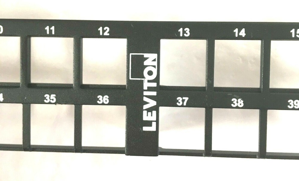 Panduit 1RU High-Density Universal Patch Bay Panel E2X1F-S48 1C48V0 New