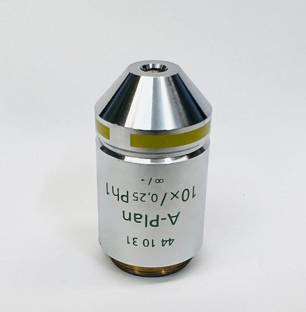 ZEISS A-Plan 10X/0.25 Ph1 Phase Contrast Microscope Objective Lens Infinity Corr