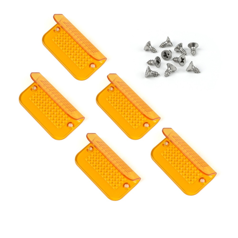For Lund Cab Sun Visor Moon Visor Replacement Light Lenses – Amber Orange Covers