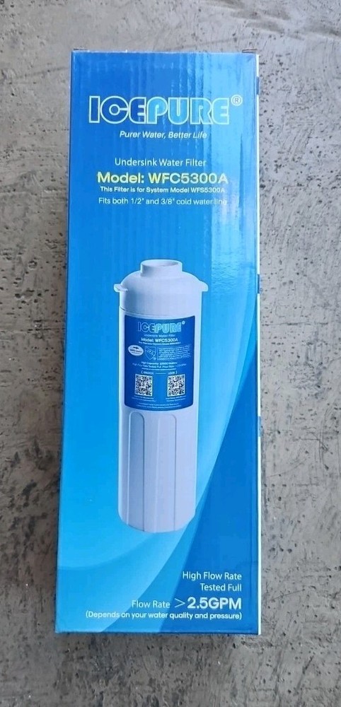 IcePure WFC5300A Under Sink Water Filter System Filter Replacement