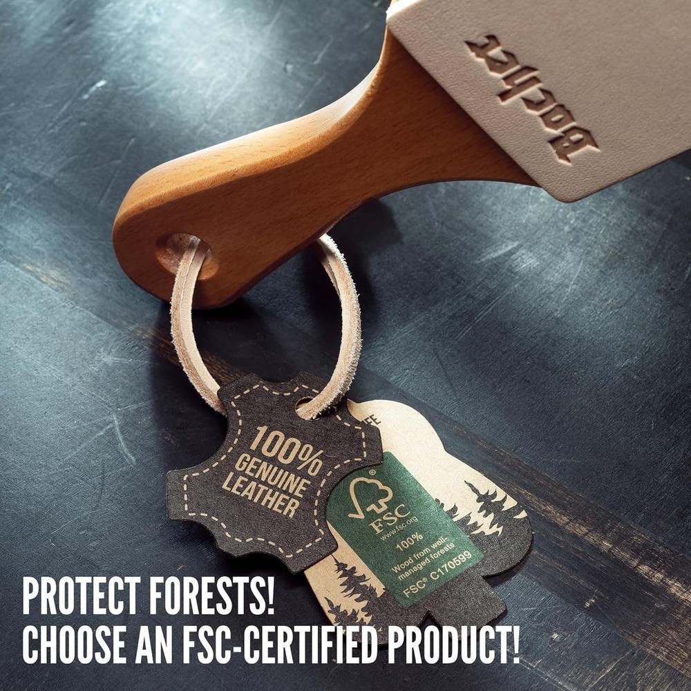 Handmade Leather Strop with Stropping Compound