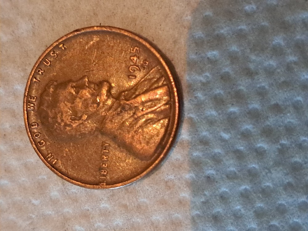 1945-D 1C RD Lincoln Cent