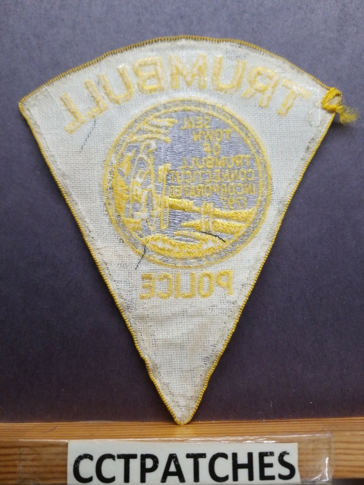 TRUMBULL, CONNECTICUT POLICE SHOULDER PATCH CT