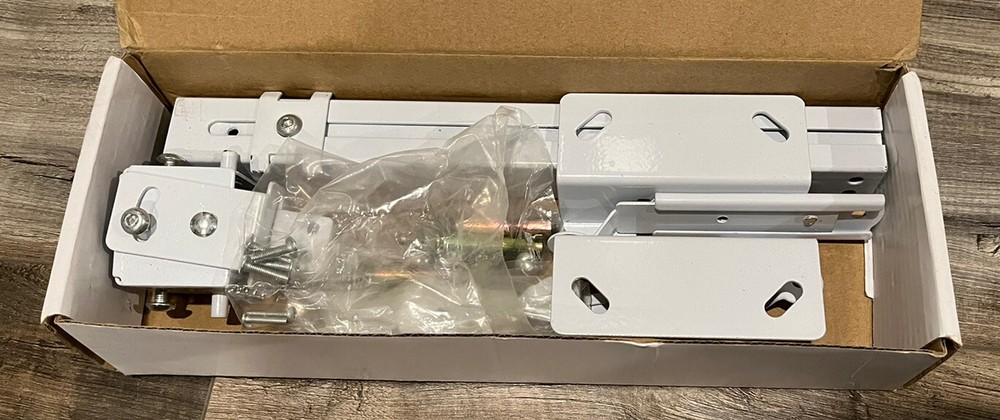 New PRJCM3 Universal Projector Ceiling Mount Kit Telescoping Height Pyle (White)