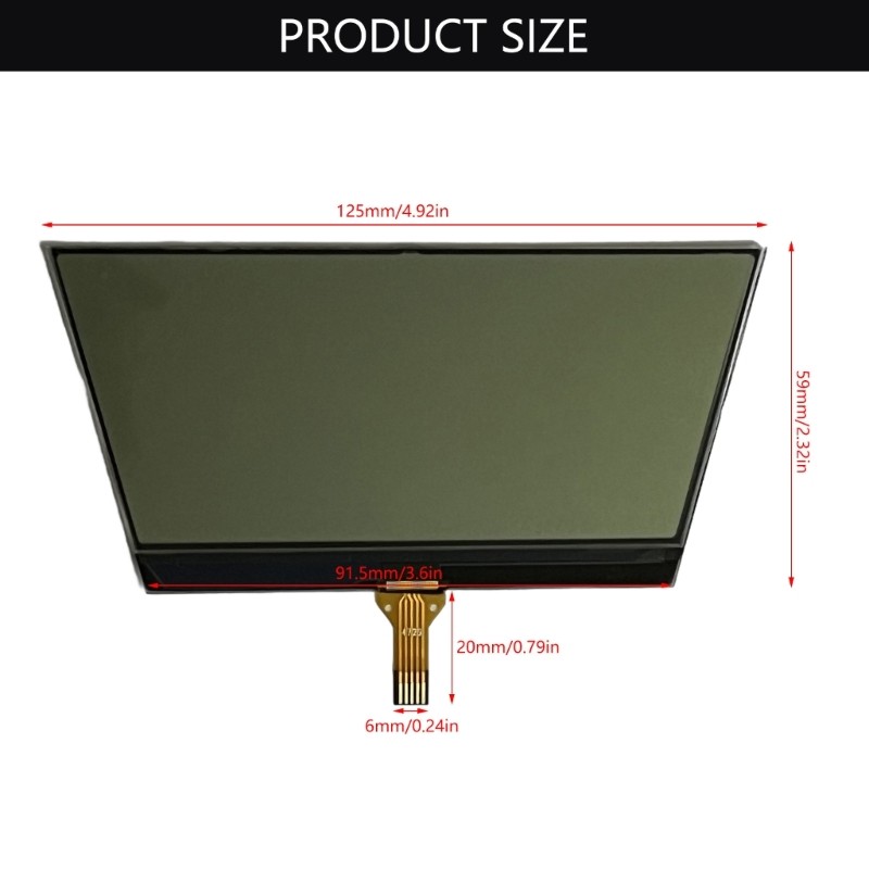 Tachometer LCD Display Screen for 696 796 1100 795 Dashboard Gauges