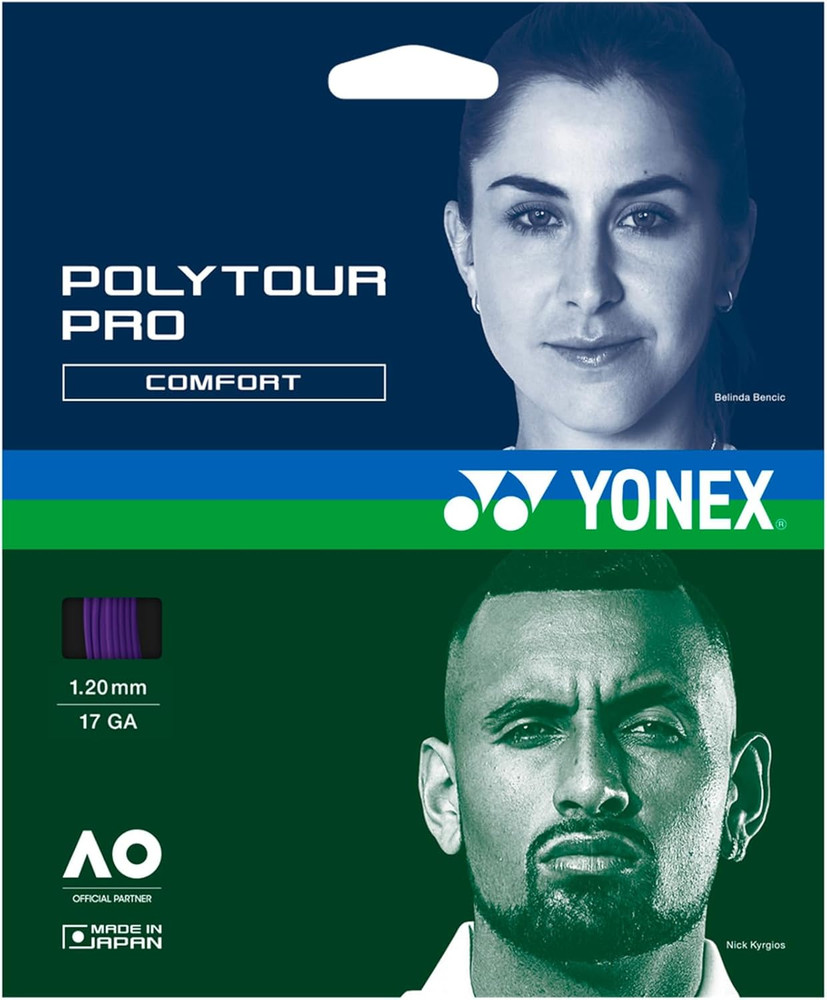 Polytour Pro Strings | Durable Soft All-Round Thick Gauge Comfort Performance Te