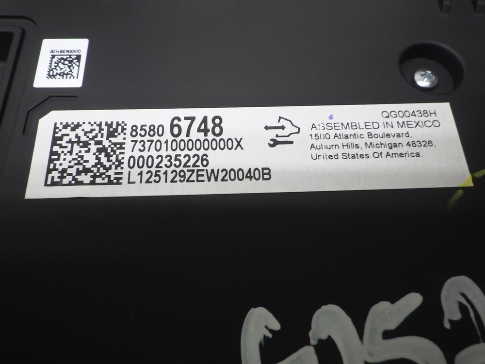 Display And Control Panel Fits 25 SIERRA 1500