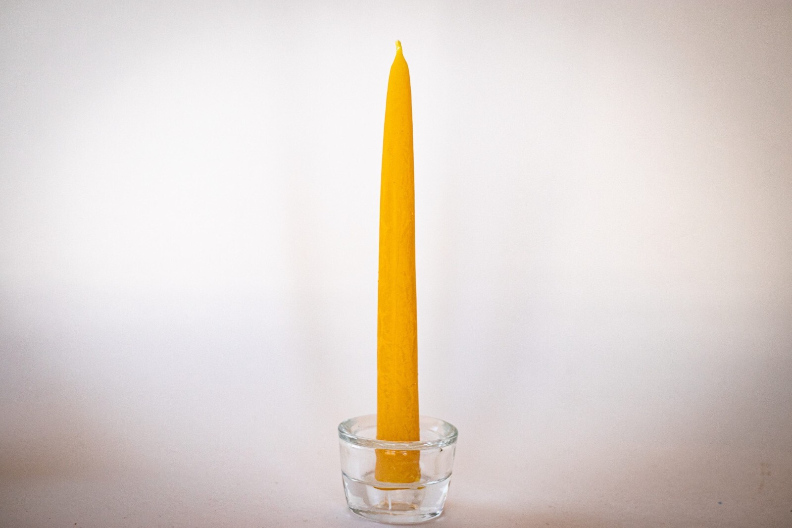 Dipped Taper Candles 100% Pure USA Beeswax Unscented 6" x 5/8" 6 Hour Burn Time