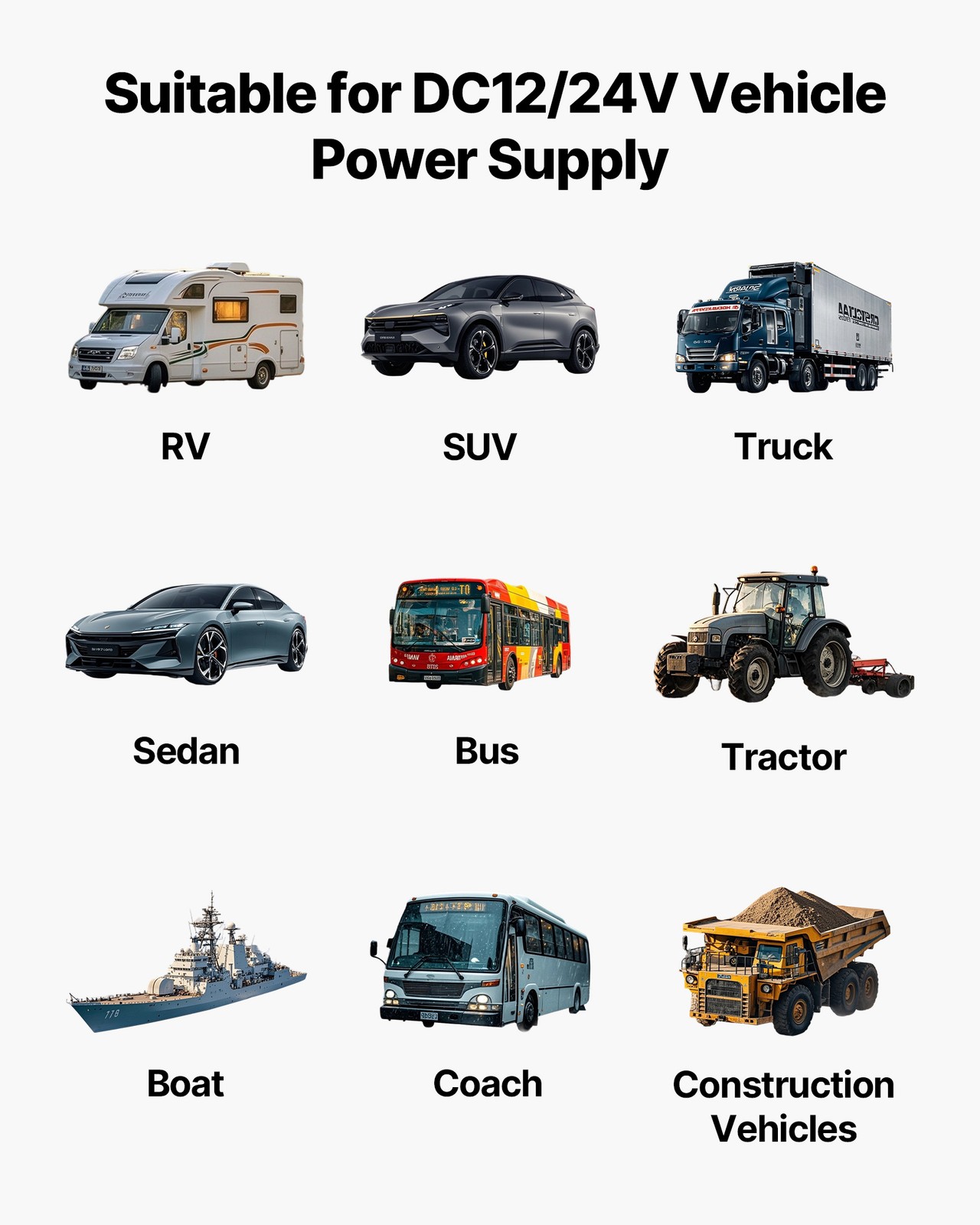 VEVOR Diesel Heater Portable Diesel Air Heater 8KW DC 12V/24V 2.6 Gal Large Tank