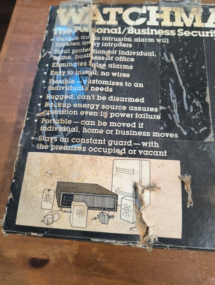 Watchman Security System Vintage