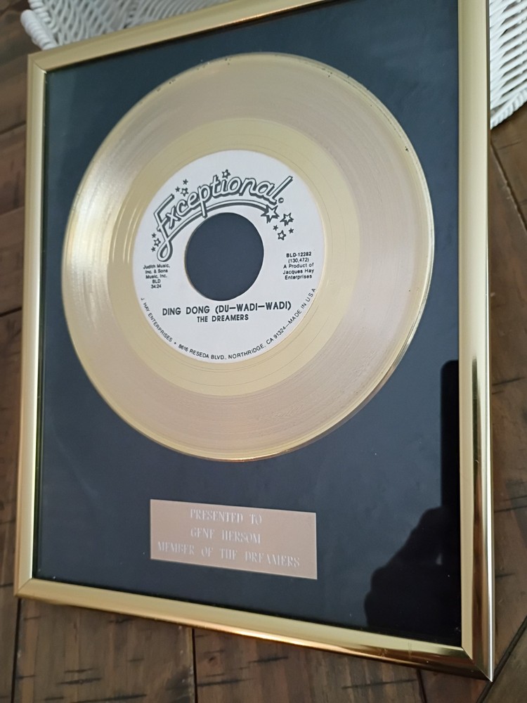 The Dreamers Ding Dong ( Du Wadi Wadi ) 45 Gold Record Exceptional Records