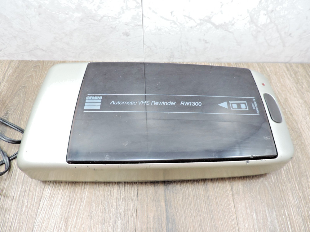 Gemini Automatic VHS Rewinder RW1300 Tested Works