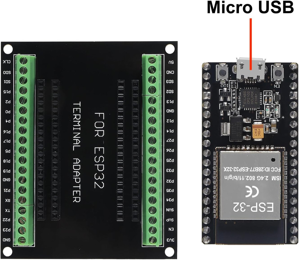 3 Set ESP32 Development Board 38Pin Narrow Version Wifi + Bluetooth Microcontrol
