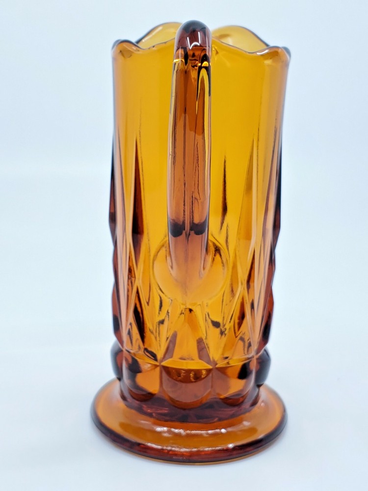 Dark Amber Childs Mini Glass Pitcher