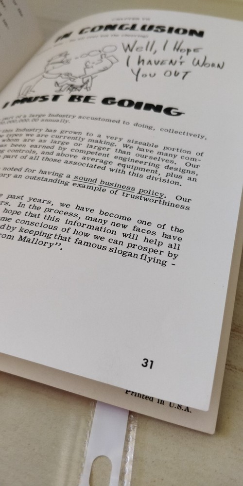 1955 ~Mallory ~ Capacitators Information Guide - illustrated Booklet