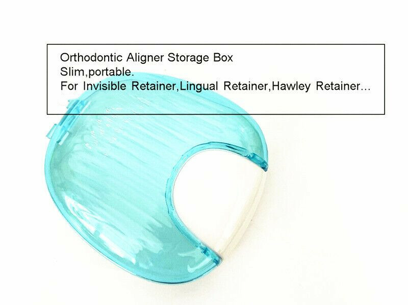Dental Plastic Orthodontic Lingual Retainer Aligner Case Denture Storage Boxes