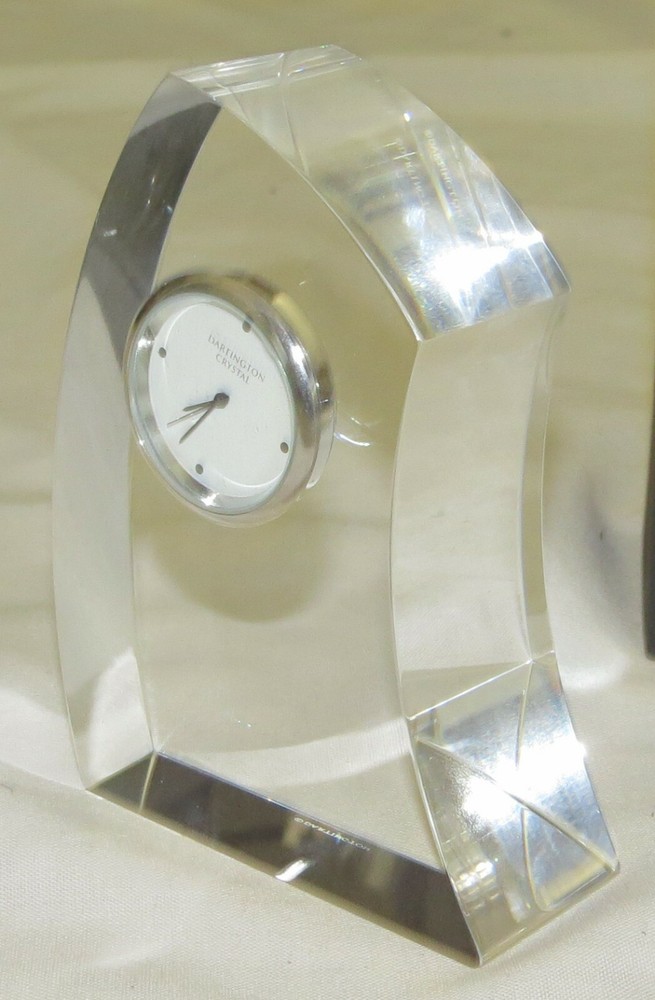 Dartington Crystal Clock - in Original Box