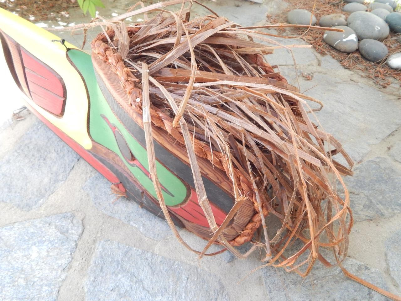 LARGE NW SQUAMISH INDIAN CANADA SGND ARTICULATED EAGLE MASK KURTIS ANTONE XLNT !