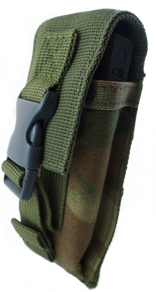 1 Army Camo Nylon Pouch For Gerber 600 Multi Tool,5" Folding Knife Or Flashlight