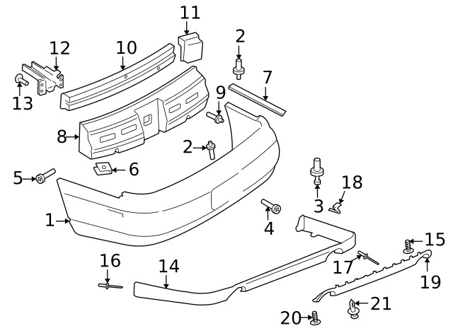 Genuine GM Insert Panel 15254795