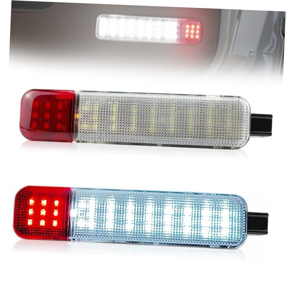 LED Interior Door Light Compatible with 1999-2006 Chevy Silverado Red+White
