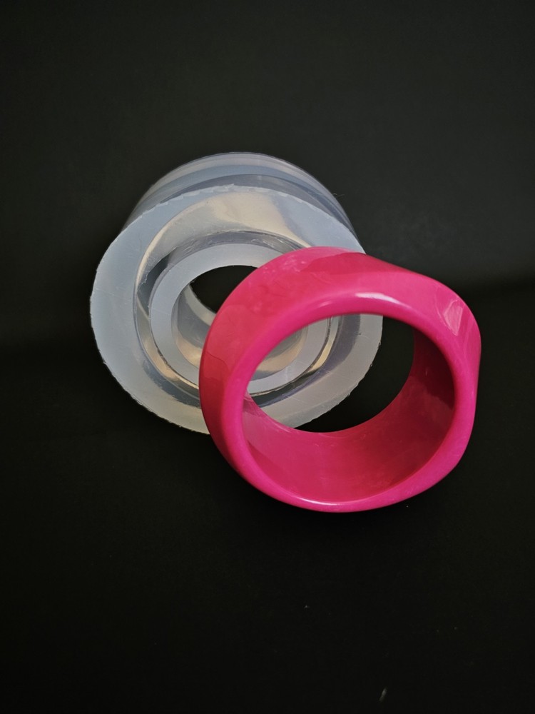 TWISTED BRACELET CLEAR SILICONE MOLD, UNIQUE SHAPE BRACELET