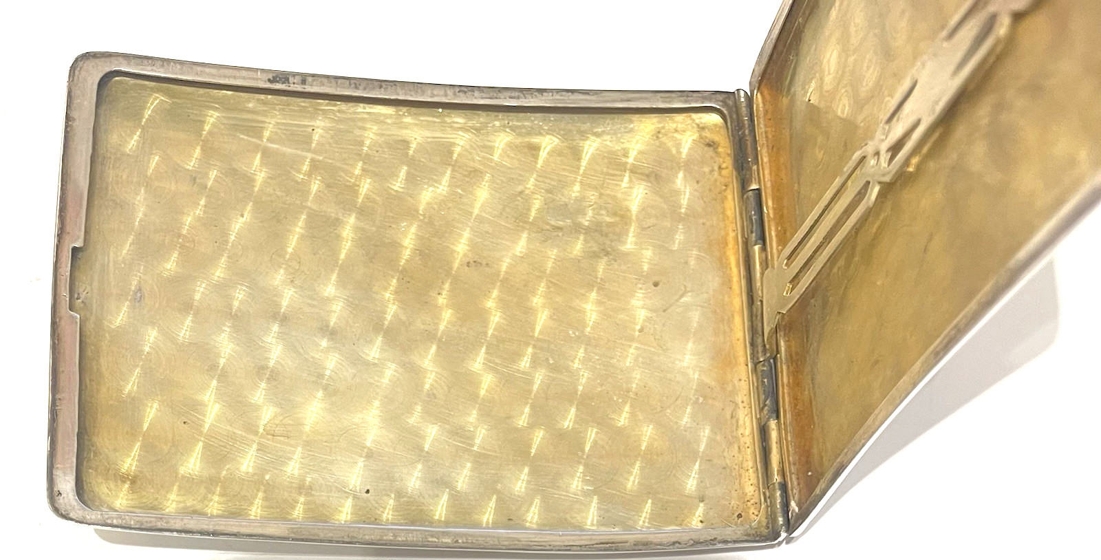 Sterling Silver Cigarette Case ~ 100.1 Grams☚☚☚☚👀