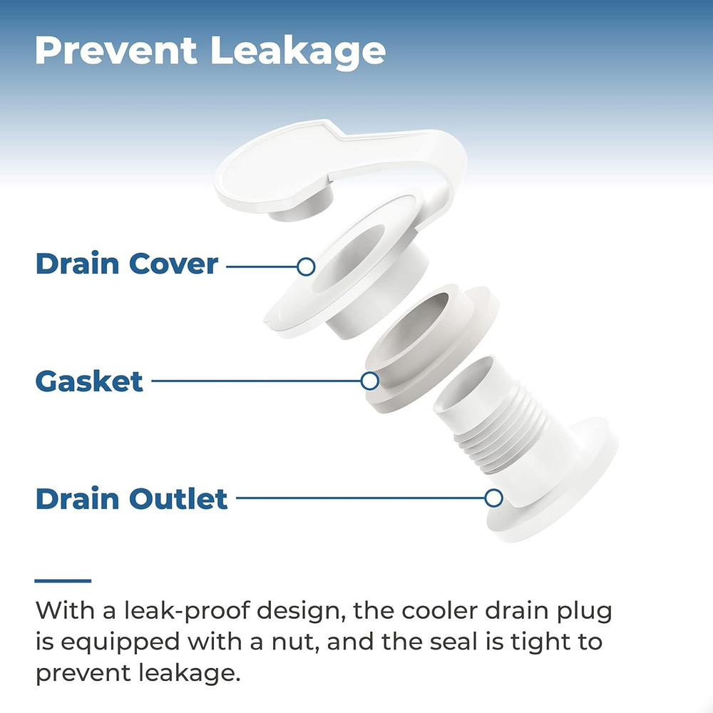 Cooler Standard Drain Plug Assembly Replacement for Coleman Standard Coolers ...