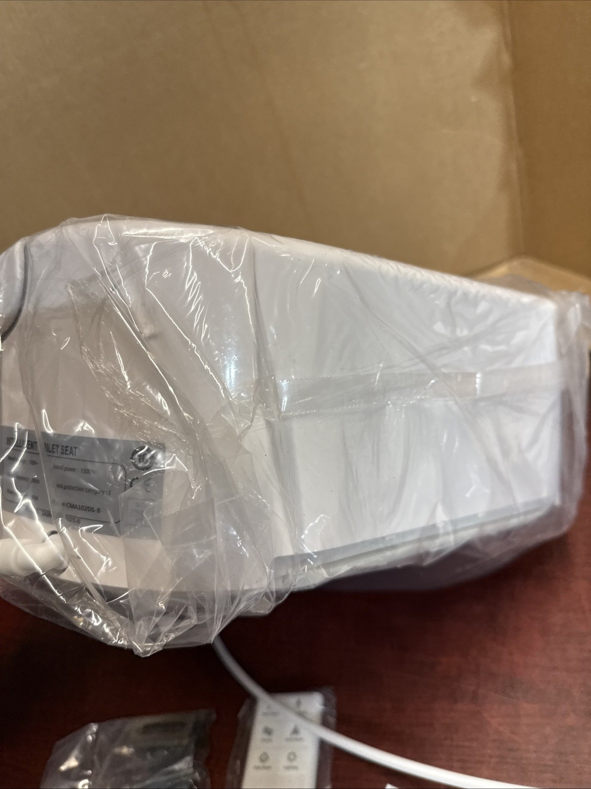 Combier Smart Round Bidet Toilet Seat White CMA102DS-B