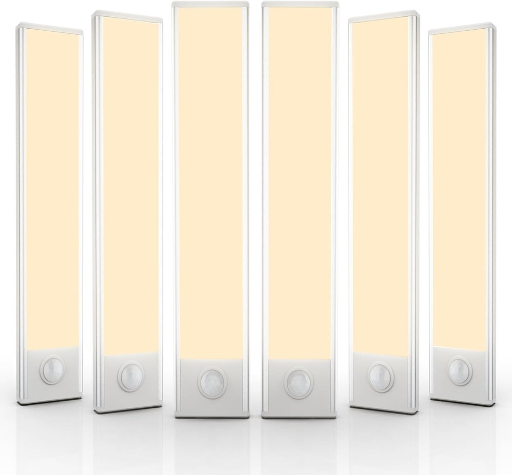 6 Pack Under Cabinet Lights Wireless 32 LED Motion Sensor Light Indoor