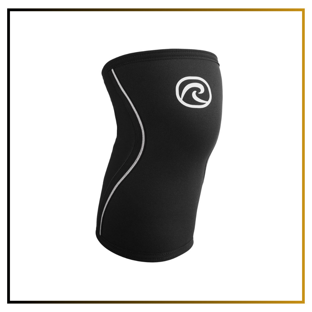 Knee Sleeves Black for Functional Training Powerlifting Weightlifting Large