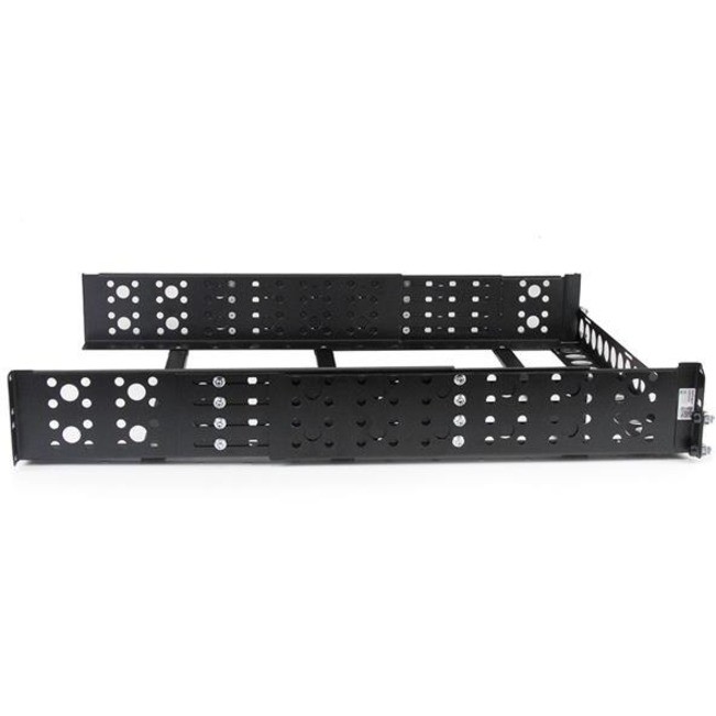 StarTech UNIRAILS2U 19" Adjustable Depth Rack Rails - Black