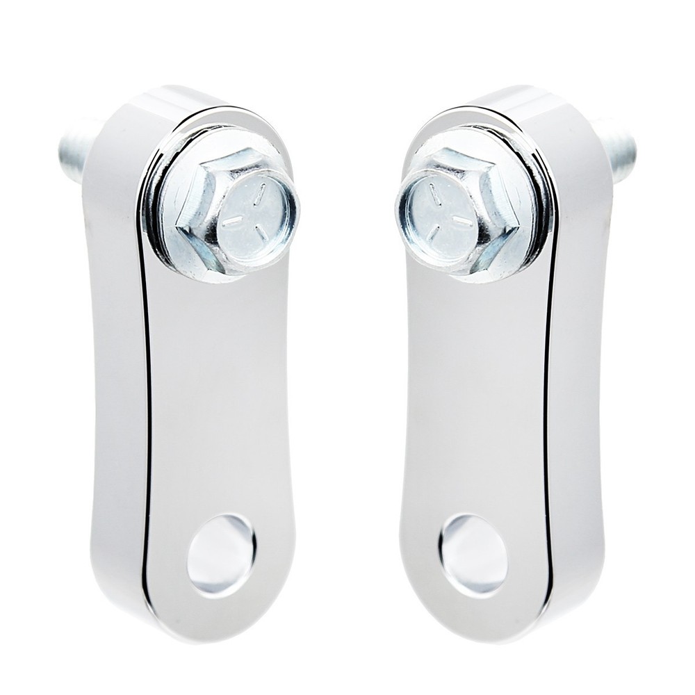 Passenger Foot Peg Riser Relocation Chrome Kit For Harley Softail 00-17