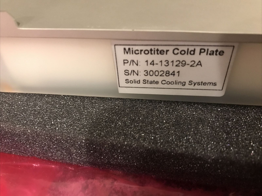 Agilent / solid State Microtiter Cold Plate 14-13129-2A, 1205-1712