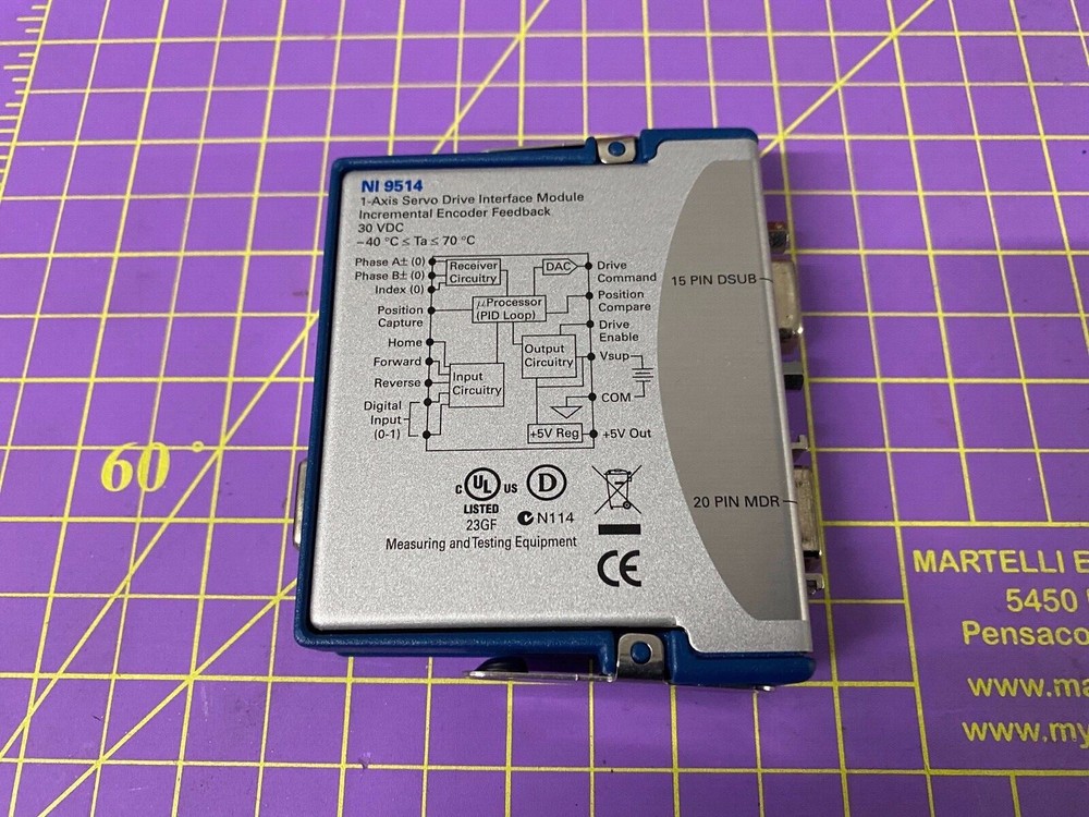 National Instruments NI 9514 1-Axis Servo Drive Interface Module