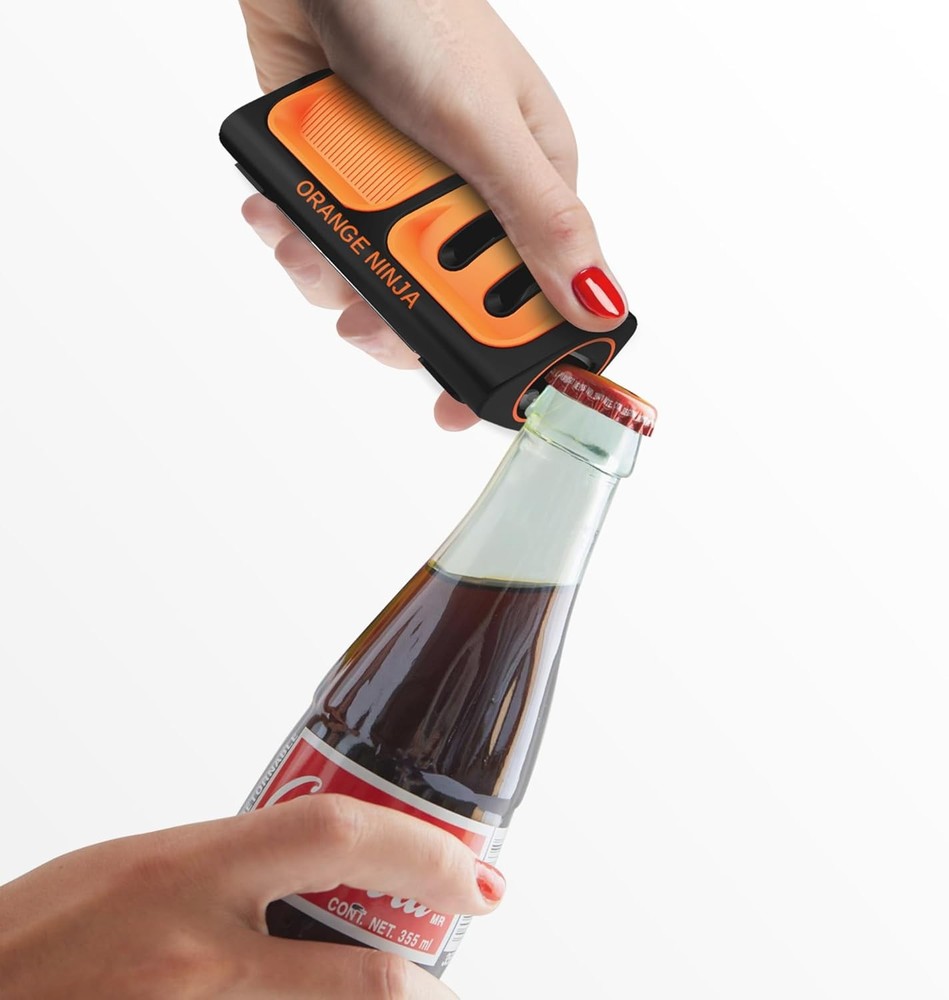 Orange Ninja Versatile Sharpening Bundle – All-In-1 Sharpener for Lawn Mower Bla