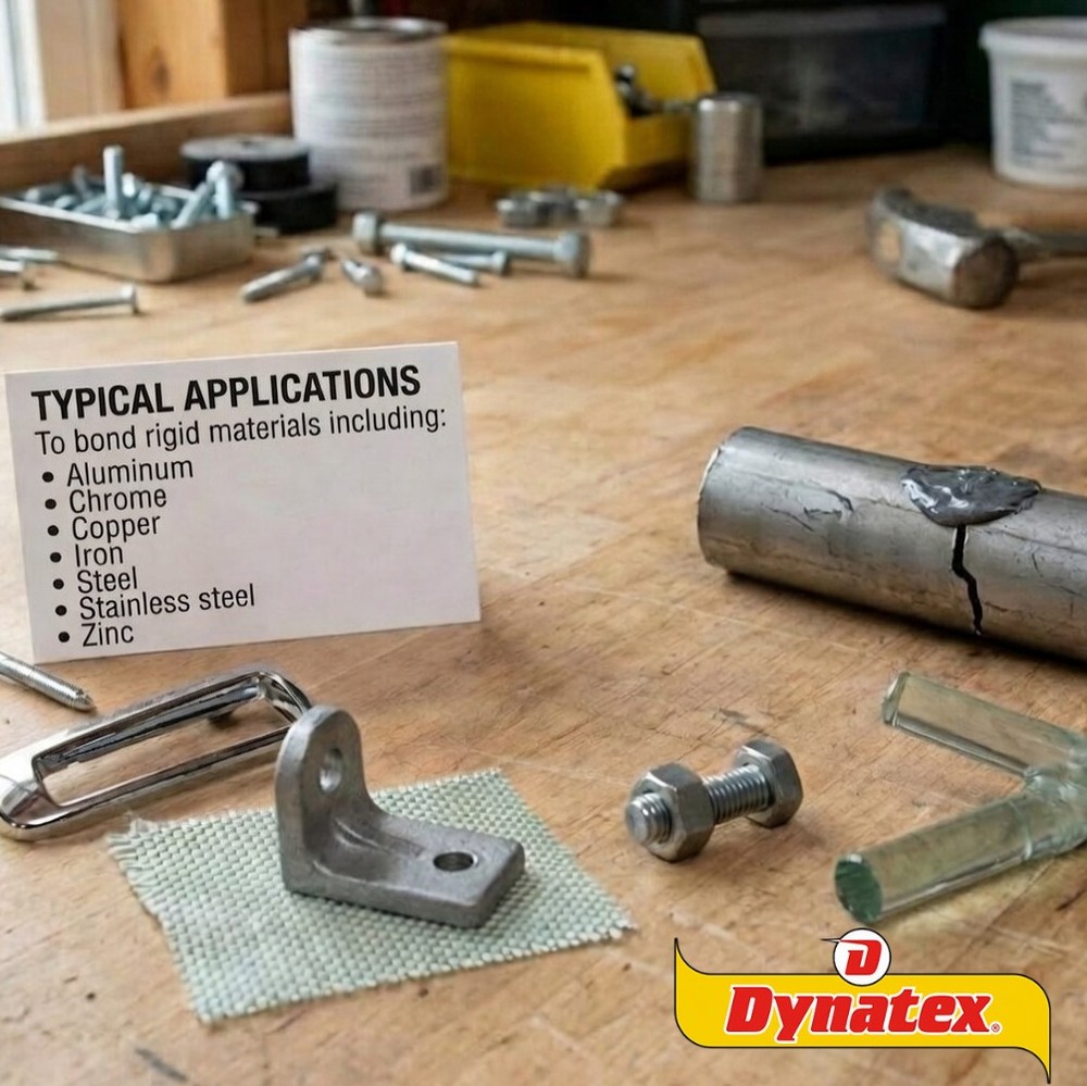 Dynatex 4 Min Clear Epoxy 2 oz - 60 Min Work Clear Bond (Single)