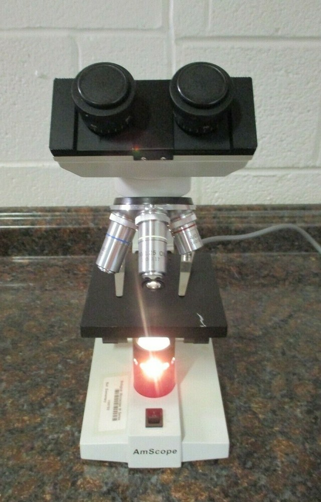 AmScope Biological M Series Microscope USED FREE SHIPPING